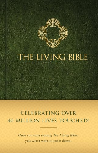 Living Bible red-letter with green hardcover (Living Bible, The) Cover