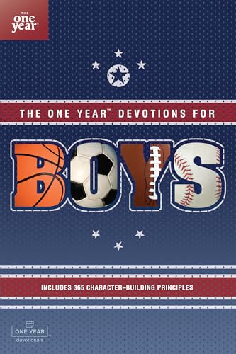 The One Year Book of Devotions for Boys Cover