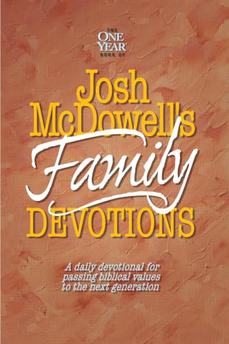 Josh McDowell's one year book of family devotions Cover