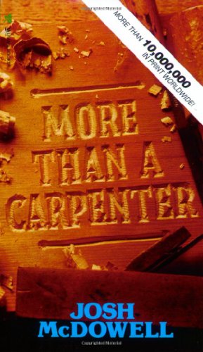 More than a carpenter Cover