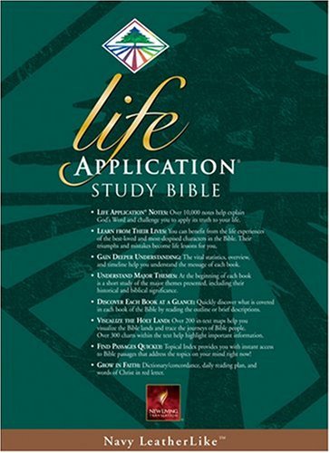 Life Application Study Bible NLT, Indexed Cover