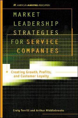 Market leadership strategies for service companies Cover