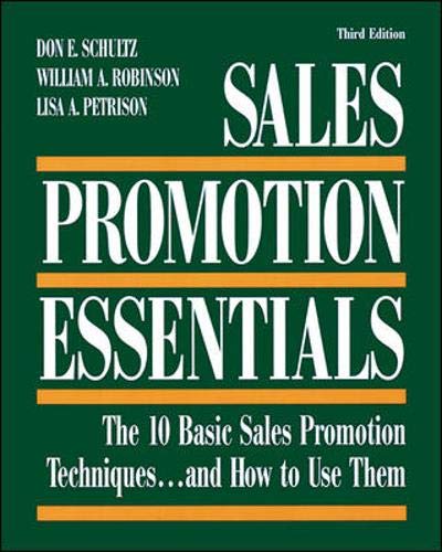 Sales promotion essentials Cover