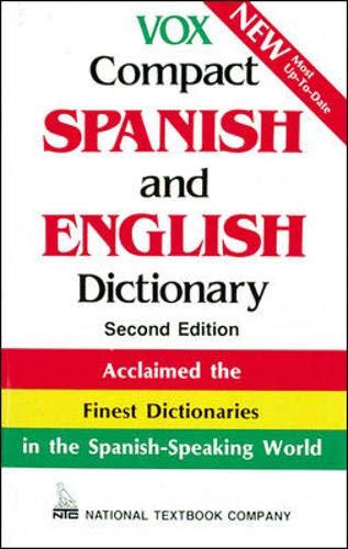 Vox compact Spanish and English dictionary Cover