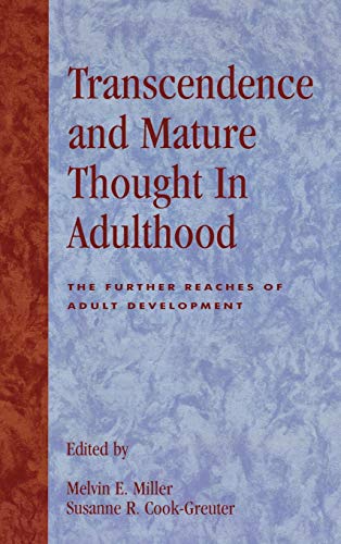 Transcendence and mature thought in adulthood Cover