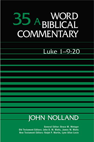 Luke 1-9:20 Cover