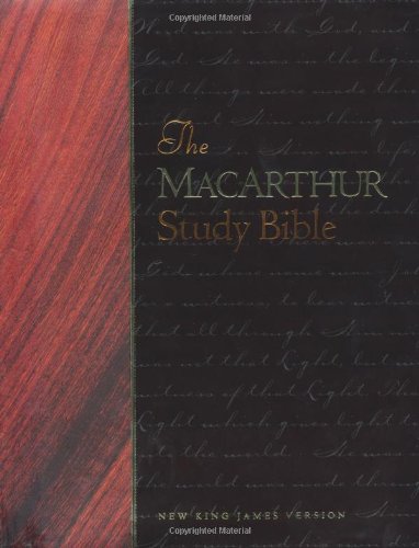 The MacArthur study Bible Cover