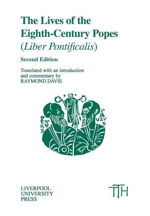 The lives of the eighth-century popes (Liber pontificalis) Cover