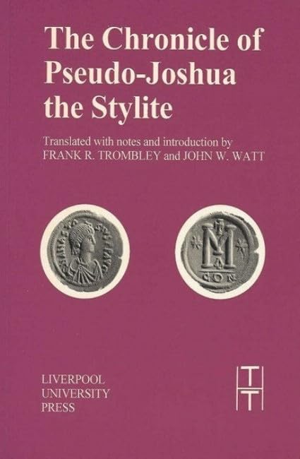 The chronicle of pseudo-Joshua the Stylite Cover