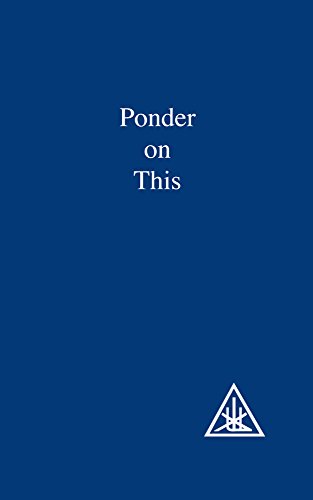 Ponder on This Cover