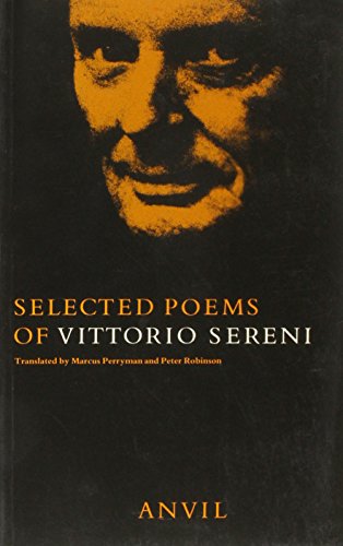 Selected Poems of Vittorio Sereni Cover