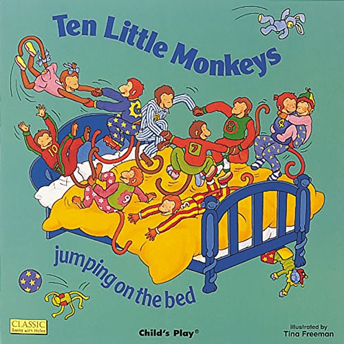 Ten little monkeys jumping on the bed Cover