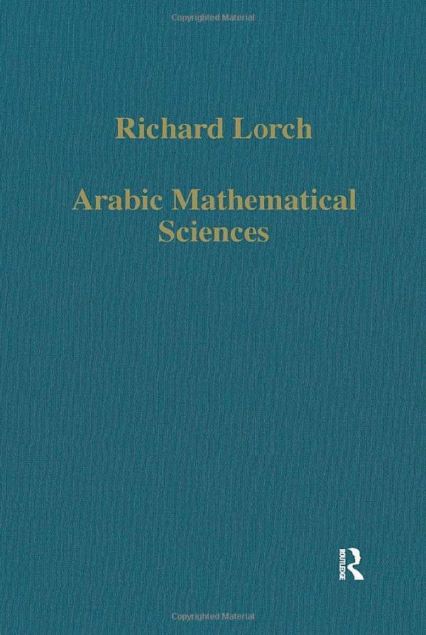 Arabic mathematical sciences Cover