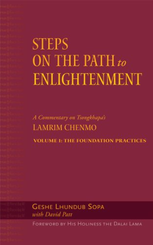 Steps on the path to enlightenment Cover