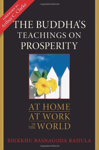 The Buddha's Teachings on Prosperity Cover