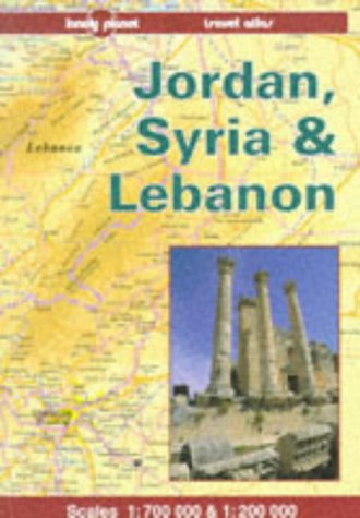 Lonely Planet Jordan Syria and Lebanon (Lonely Planet Travel Atlas) Cover