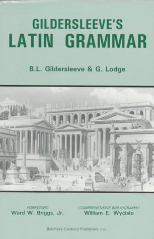 Gildersleeve's Latin grammar Cover