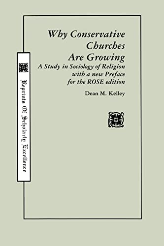 Why conservative churches are growing Cover