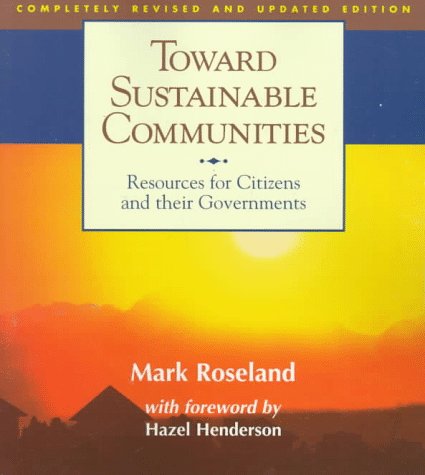 Toward sustainable communities Cover