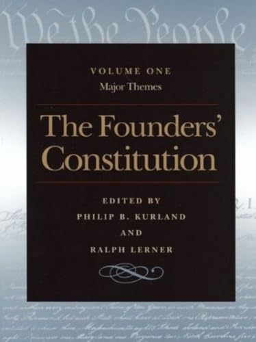 The founders' Constitution Cover
