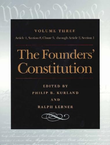 The Founders' Constitution Cover