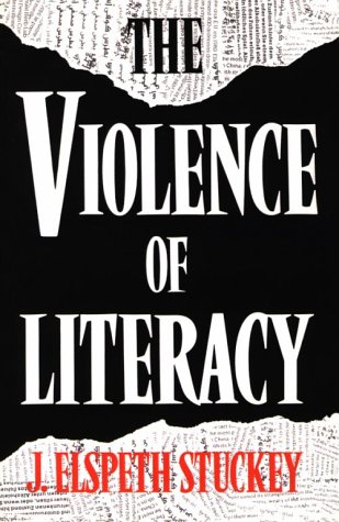 The violence of literacy Cover