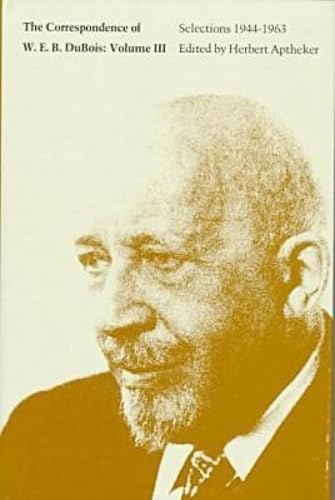 The Correspondence of W. E. B. Du Bois Cover