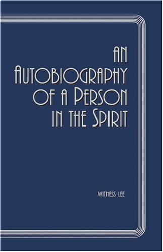 An Autobiography of a Person in Spirit Cover
