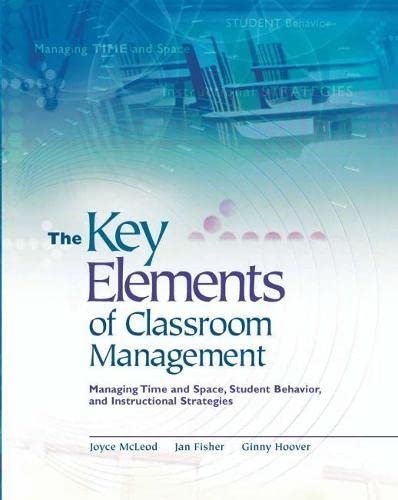 The Key Elements of Classroom Management Cover