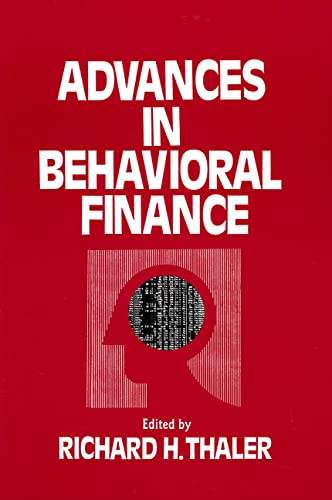 Advances in behavioral finance Cover