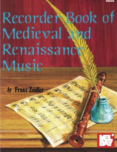 Mel Bay Recorder Book of Medieval & Renaissance Music Cover