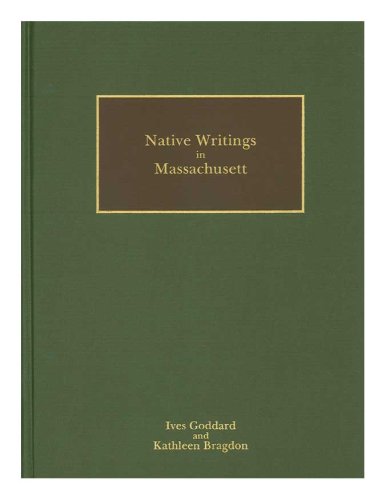 Native writings in Massachusett Cover