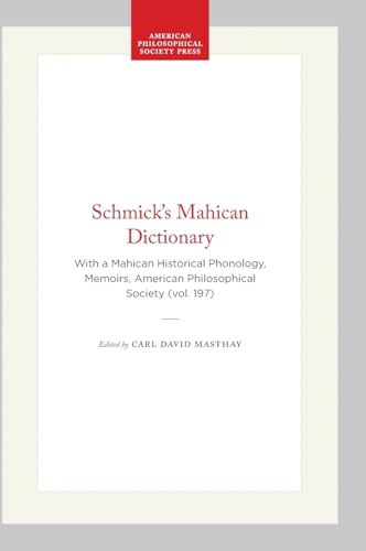 Schmick's Mahican dictionary Cover