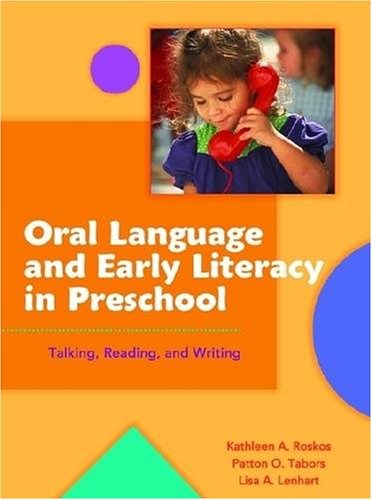Oral language and early literacy in preschool Cover