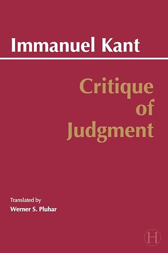 Critique of judgment Cover
