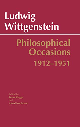 Philosophical occasions, 1912-1951 Cover