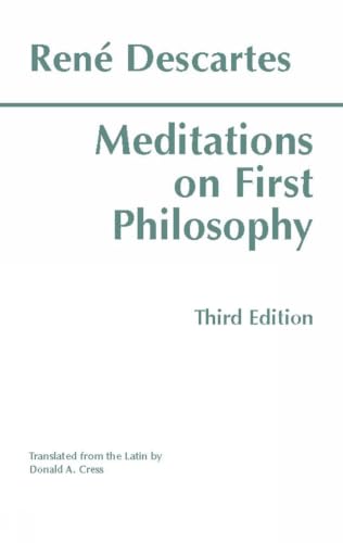 Meditations on first philosophy Cover