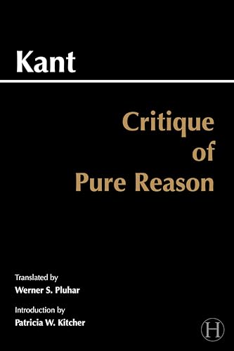 Critique of pure reason Cover
