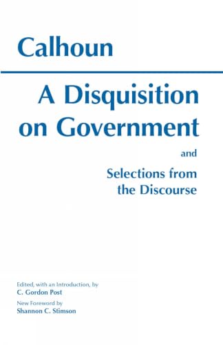 A disquisition on government Cover