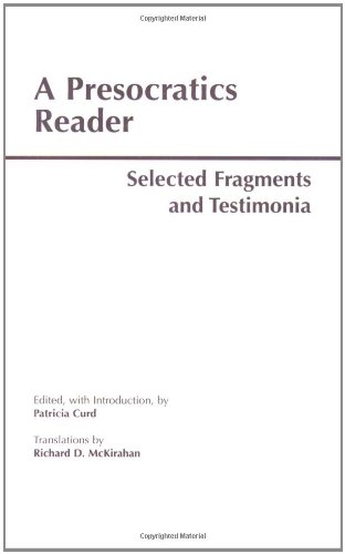 A Presocratics Reader Cover