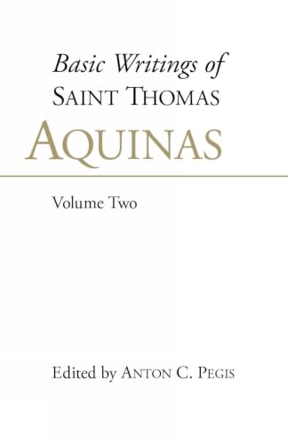 Basic writings of Saint Thomas Aquinas Cover