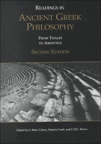 Readings in Ancient Greek Philosophy Cover