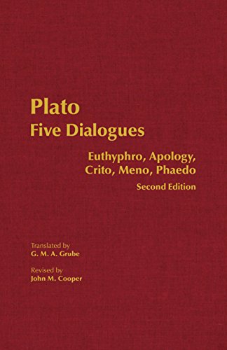 Plato Five Dialogues Cover