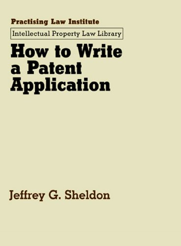How to write a patent application Cover