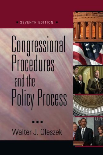 Congressional procedures and the policy process Cover
