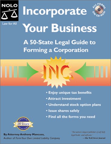 Incorporate your business Cover