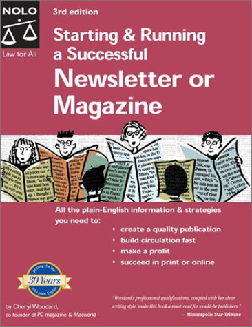 Starting & running a successful newsletter or magazine Cover