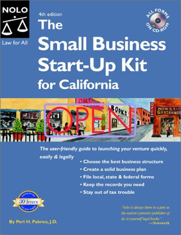 The small business start-up kit for California Cover