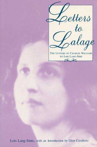 Letters to Lalage Cover