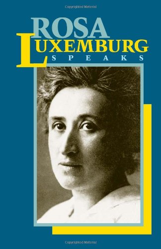 Rosa Luxemburg speaks. Cover